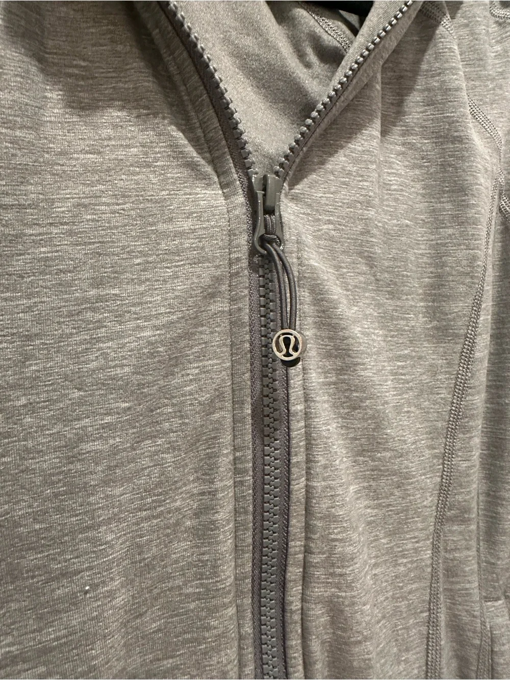 lululemon athletica Grey Hooded Zip-Up Jacket